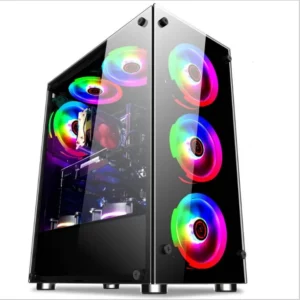 Game Desktop Host Core I7 CPU  256G SSD Power Supply PC Gaming Desktop Computer office desktop